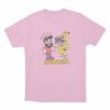 La Cotorrisa Cartoon Duo Unisex T Shirt Pink