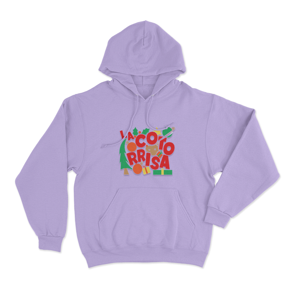La Cotorrisa Christmas Celebration Unisex Hoodie Purple La Cotorrisa Christmas Celebration Unisex Hoodie Purple