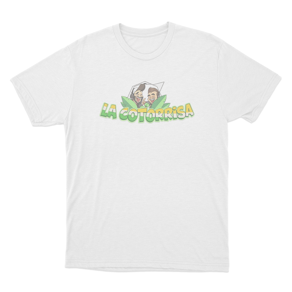 La Cotorrisa En Las Nubes Logo Unisex T Shirt White La Cotorrisa En Las Nubes Logo Unisex T Shirt White