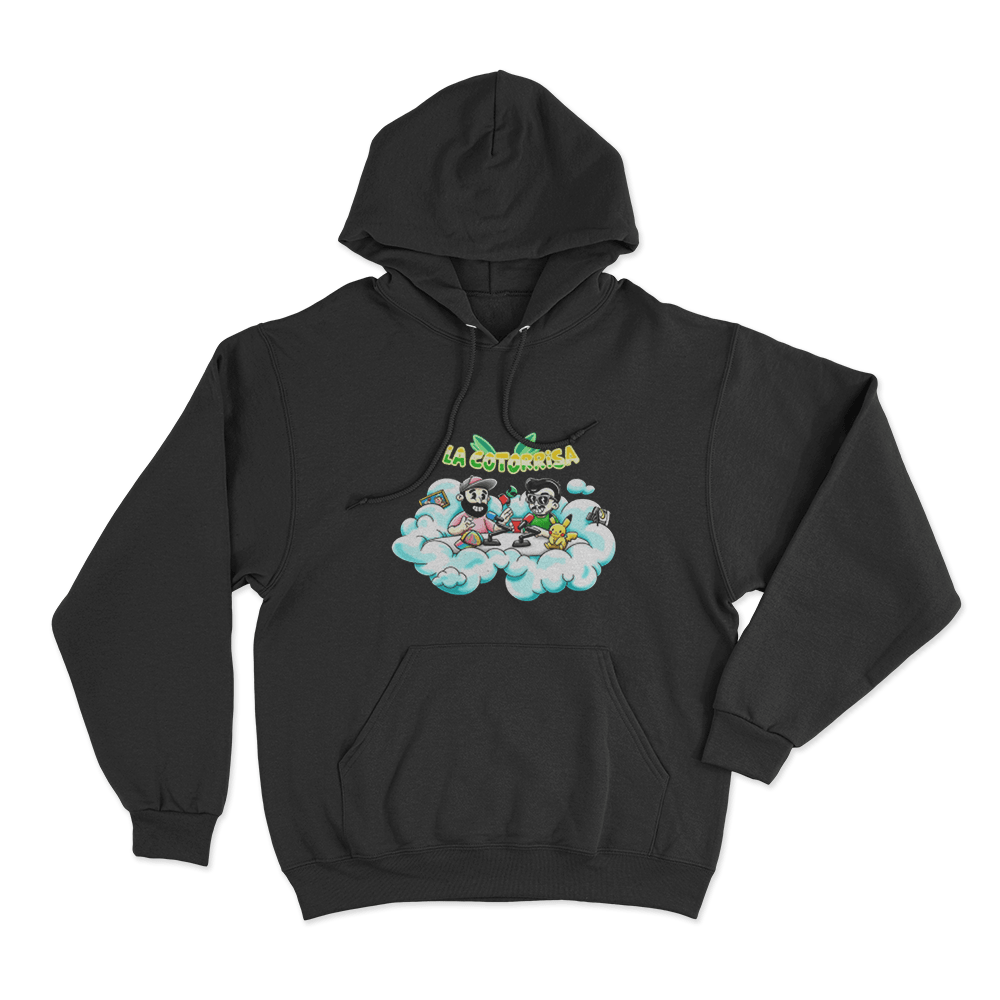 La Cotorrisa En Las Nubes Unisex Hoodie Black La Cotorrisa En Las Nubes Unisex Hoodie Black