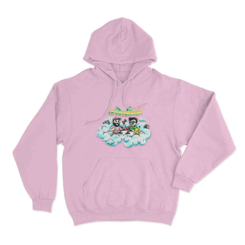 La Cotorrisa En Las Nubes Unisex Hoodie Pink La Cotorrisa En Las Nubes Unisex Hoodie Pink