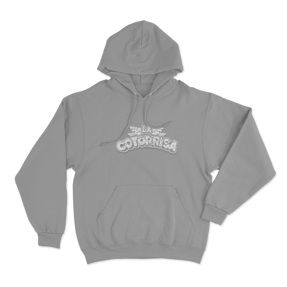 La Cotorrisa Vintage Leaf Logo Unisex Hoodie Grey La Cotorrisa Vintage Leaf Logo Unisex Hoodie Grey