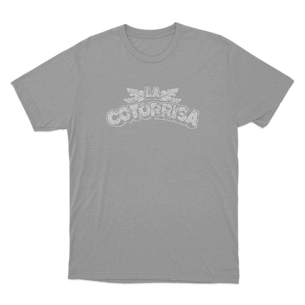 La Cotorrisa Vintage Leaf Logo Unisex T Shirt Grey La Cotorrisa Vintage Leaf Logo Unisex T Shirt Grey