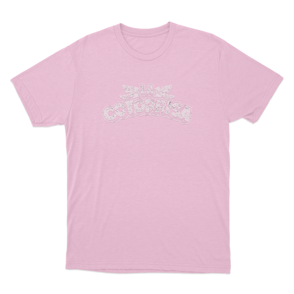 La Cotorrisa Vintage Leaf Logo Unisex T Shirt Pink La Cotorrisa Vintage Leaf Logo Unisex T Shirt Pink