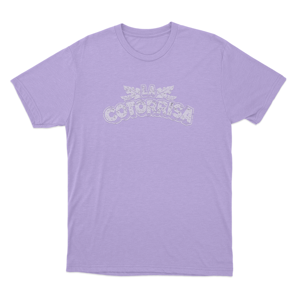 La Cotorrisa Vintage Leaf Logo Unisex T Shirt Purple La Cotorrisa Vintage Leaf Logo Unisex T Shirt Purple