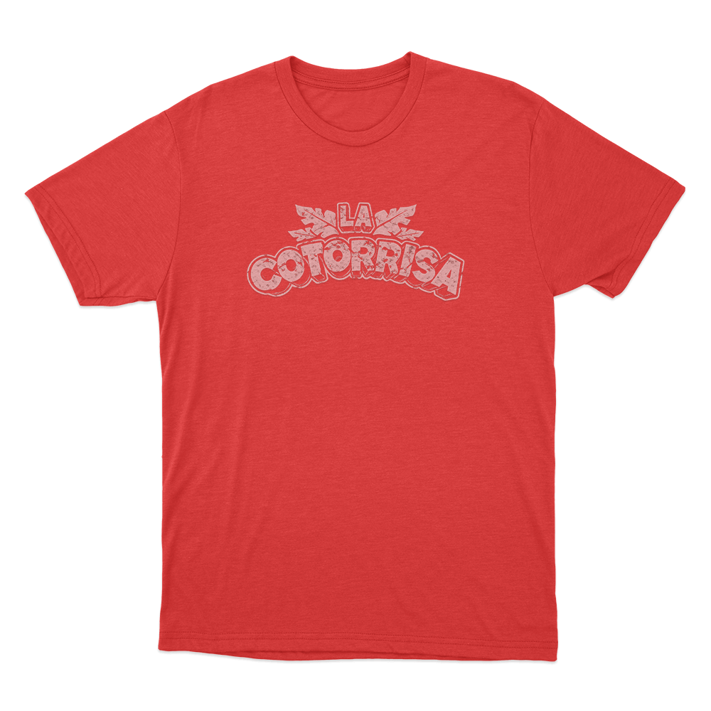 La Cotorrisa Vintage Leaf Logo Unisex T Shirt Red La Cotorrisa Vintage Leaf Logo Unisex T Shirt Red